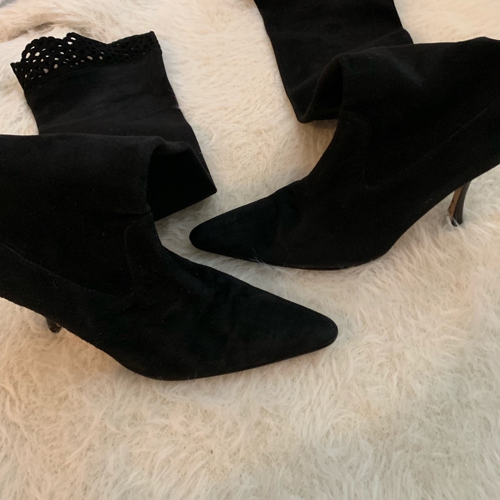 Manolo Blahnik knee high boots